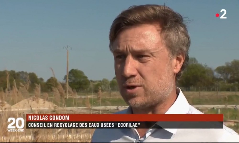 Ecofilae au 20 h de France 2 : les eaux usées, ce trésor caché