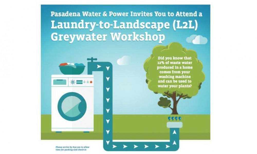 La ville de Pasadena encourage la réutilisation des eaux grises avec son programme « Laundry to Landscape »